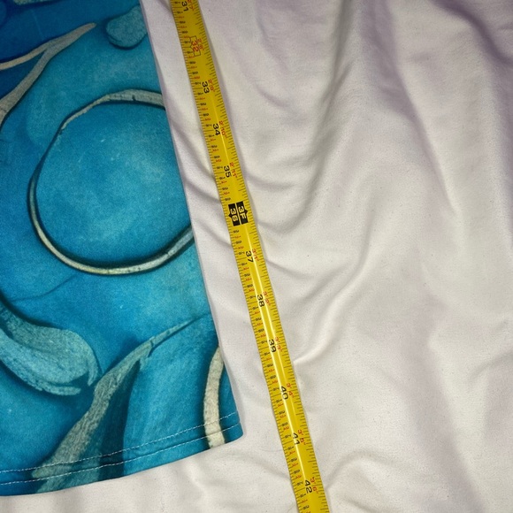 Blue and green abstract leggings - Picture 4 of 6